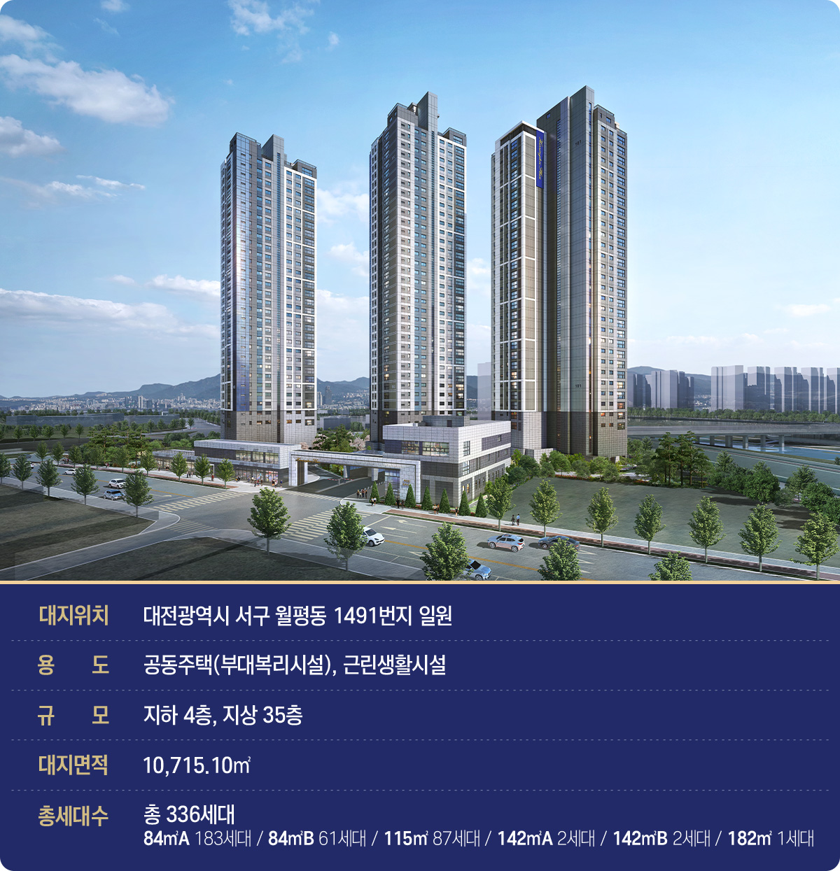 둔산 해링턴플레이스 리버파크 모델하우스